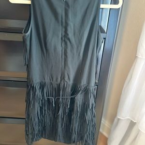 Black Fringe Dress